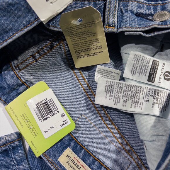 *NWT* Levi's 512 Men's Jeans 32x32 Blue Slim Taper Fit Denim - Picture 9 of 12